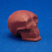 Red Dolmite Crystal Skull
