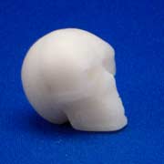 White Dolomite Crystal SKull