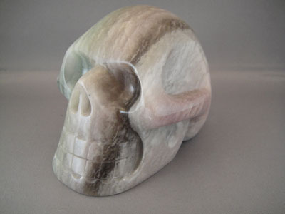 crystal skull fluorite