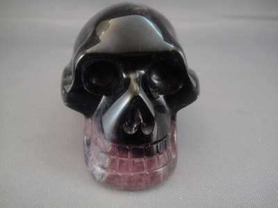 Purple Fluorite Crystal Skull