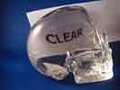 buy clear crystal  skull