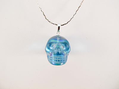 Aqua Aura Crystal Skulls