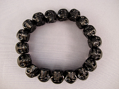 crystal skull beads