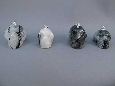 Zebra Jasper Crystal Skulls