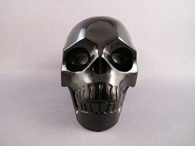 Black Tourmaline Crystal Skulls