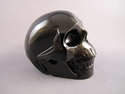 Black Tourmaline Crystal Skulls