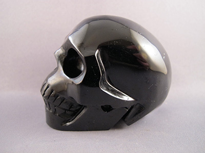 Black Tourmaline Crystal Skulls