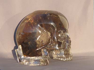 Movable Jaw Crystal SKull