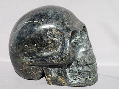 Nuummite Crystal Skulls