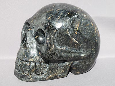 Nuummite Crystal Skulls