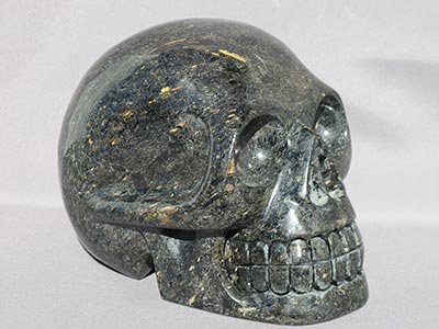 Nuummite Crystal Skulls