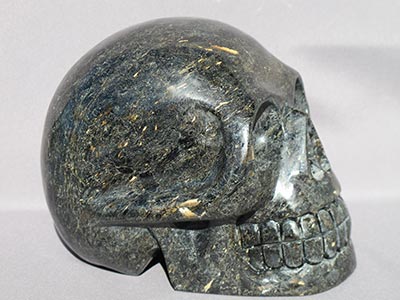 Nuummite Crystal Skulls