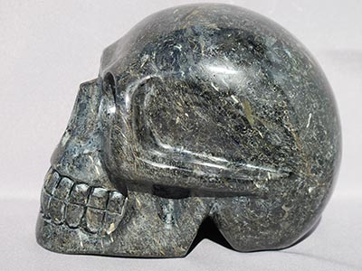 Nuummite Crystal Skulls