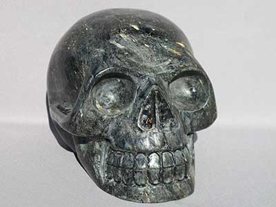 Nuummite Crystal Skulls