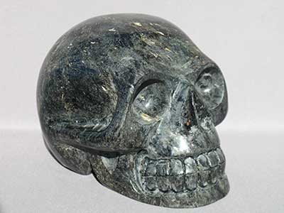 Nuummite Crystal Skulls