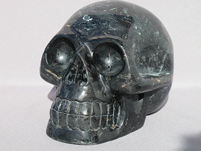 Nuummite Crystal Skulls