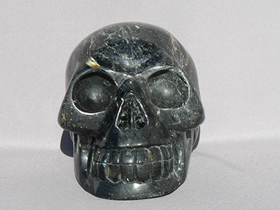 Nuummite Crystal Skulls