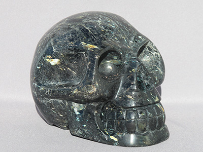 Nuummite Crystal Skulls