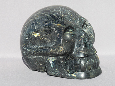 Nuummite Crystal Skulls