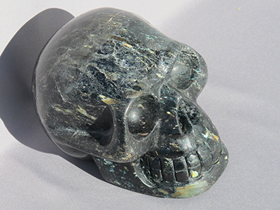 Nuummite Crystal Skulls