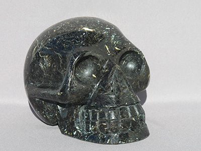 Nuummite Crystal Skulls