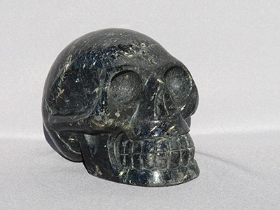 Nuummite Crystal Skulls