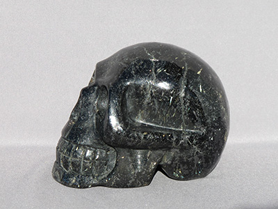 Nuummite Crystal Skulls