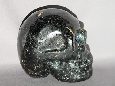 Nuummite Crystal Skulls