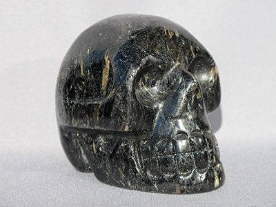 Nuummite Crystal Skulls