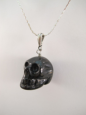 Nuummite Crystal Skulls