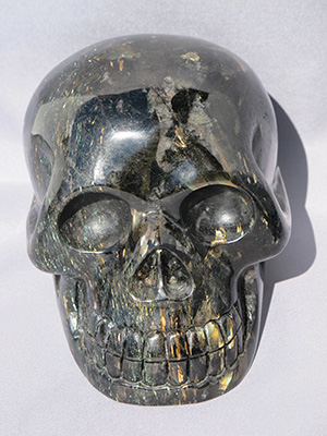 Nuummite Crystal Skulls