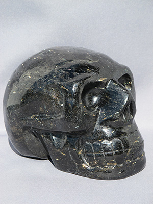 Nuummite Crystal Skulls