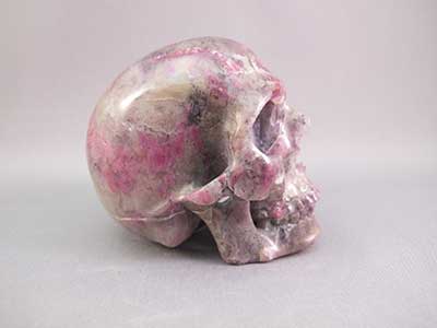 Rubellite Crystal Skull