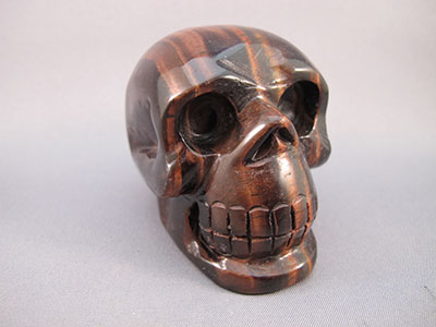 tigers eye skull