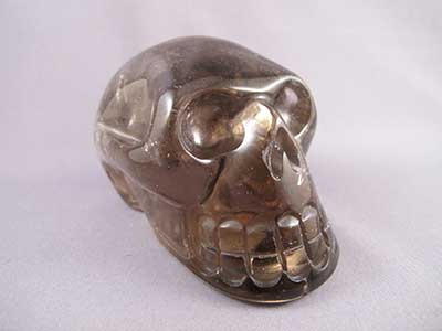 SMOKY QUARTZ CRYSTAL SKULLS