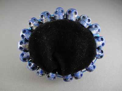 crystal skull beads