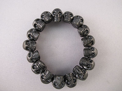 crystal skull beads