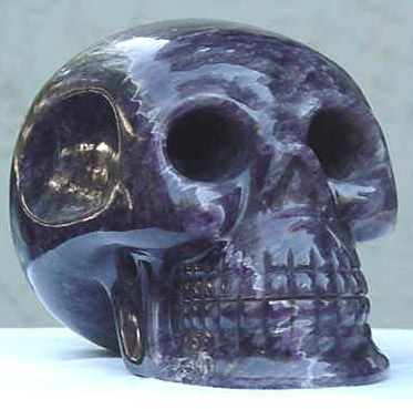 Amethyst Crystal Skull